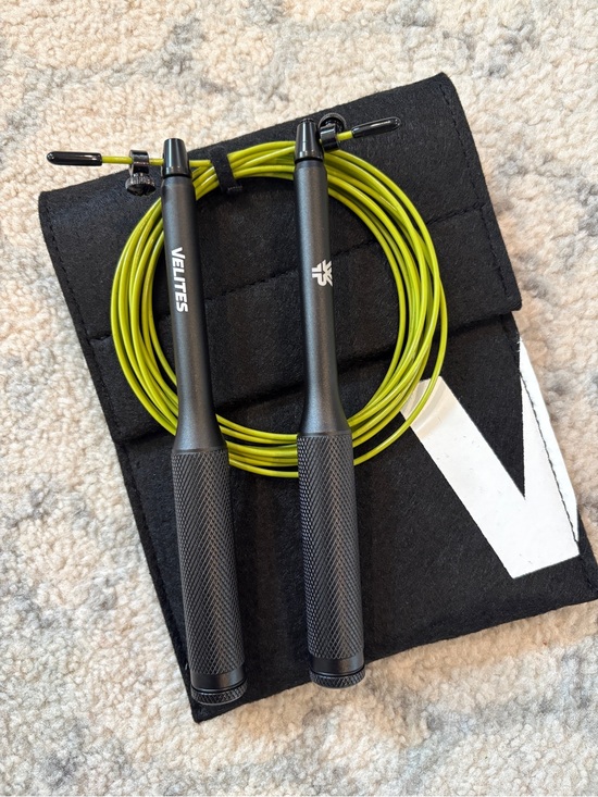 Velites Accessories - VELLTES World Fitness Project Fire 2.0 Speed Jump Rope in Neon Green and Black